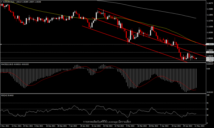 EURUSD - ECB จะขึ้นดอกเบี้ยเดือนกรกฎาคม? ขณะที่เงินเฟ้อสหรัฐฯ เริ่มชะลอตัว