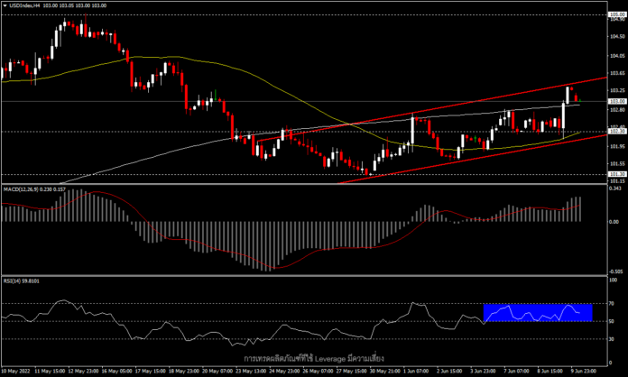 USDIndex - รายงานเงินเฟ้อ และการตัดสินใจดอกเบี้ยของเฟด